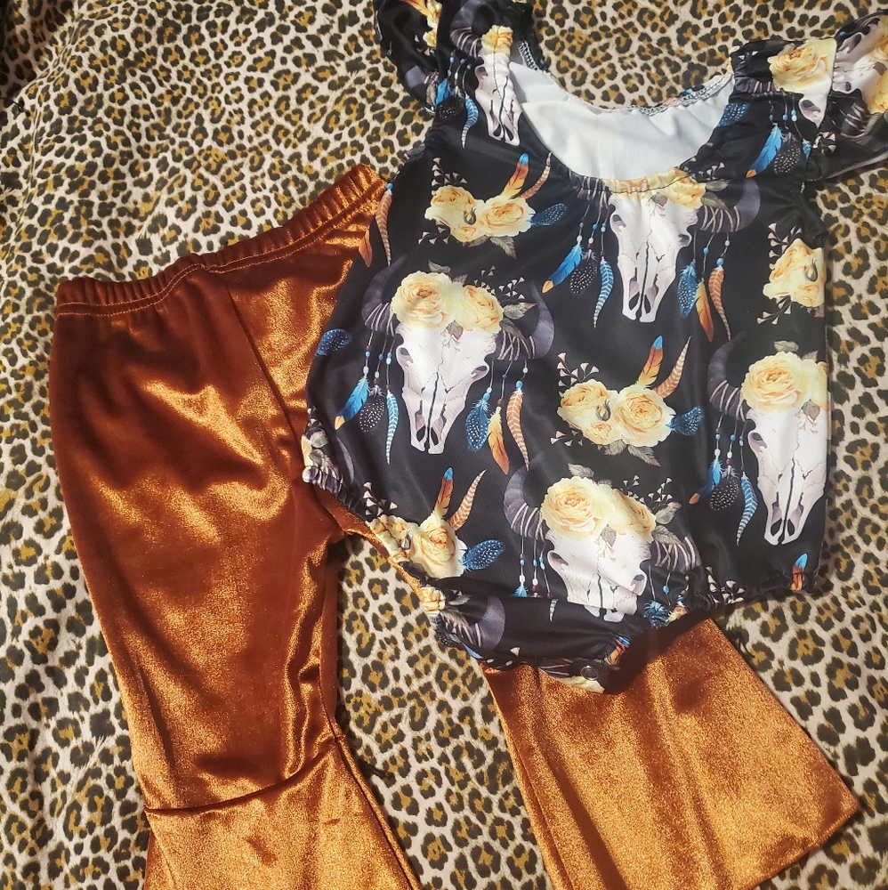 Baby bell bottom outfit!